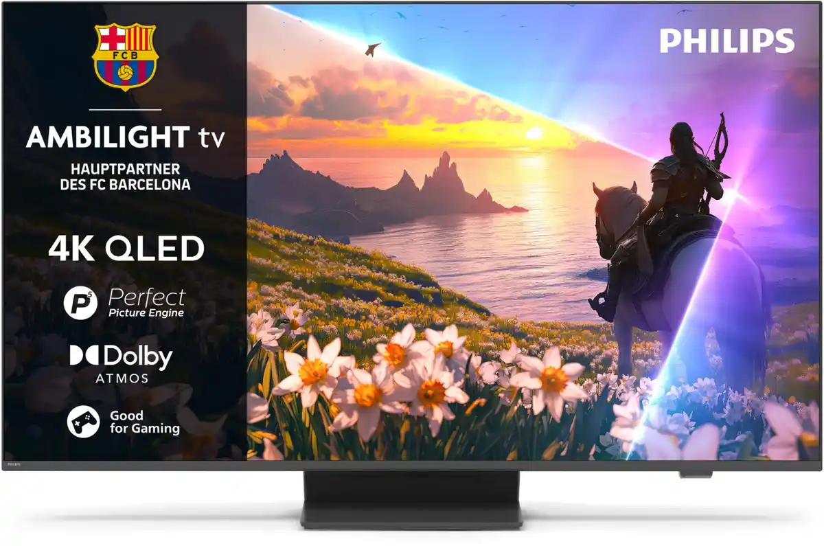 Bild 1 von 65PUS8600/12 164 cm (65") QLED Ambilight TV grau