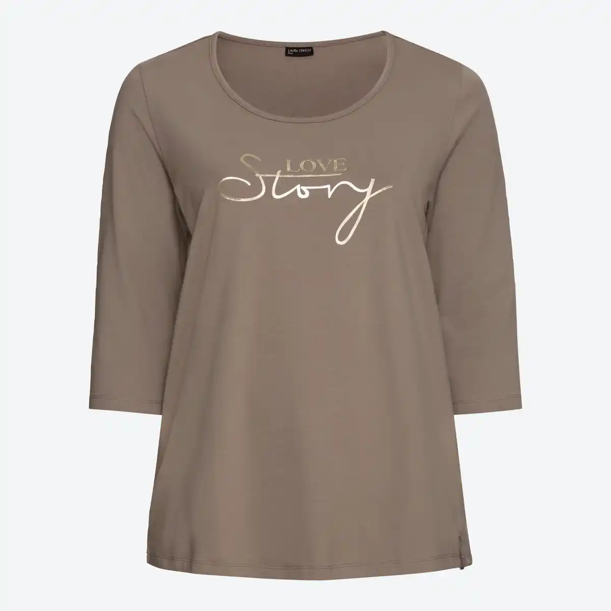 Bild 3 von Damen-Langarmshirt mit 3/4 Arm, große Größen