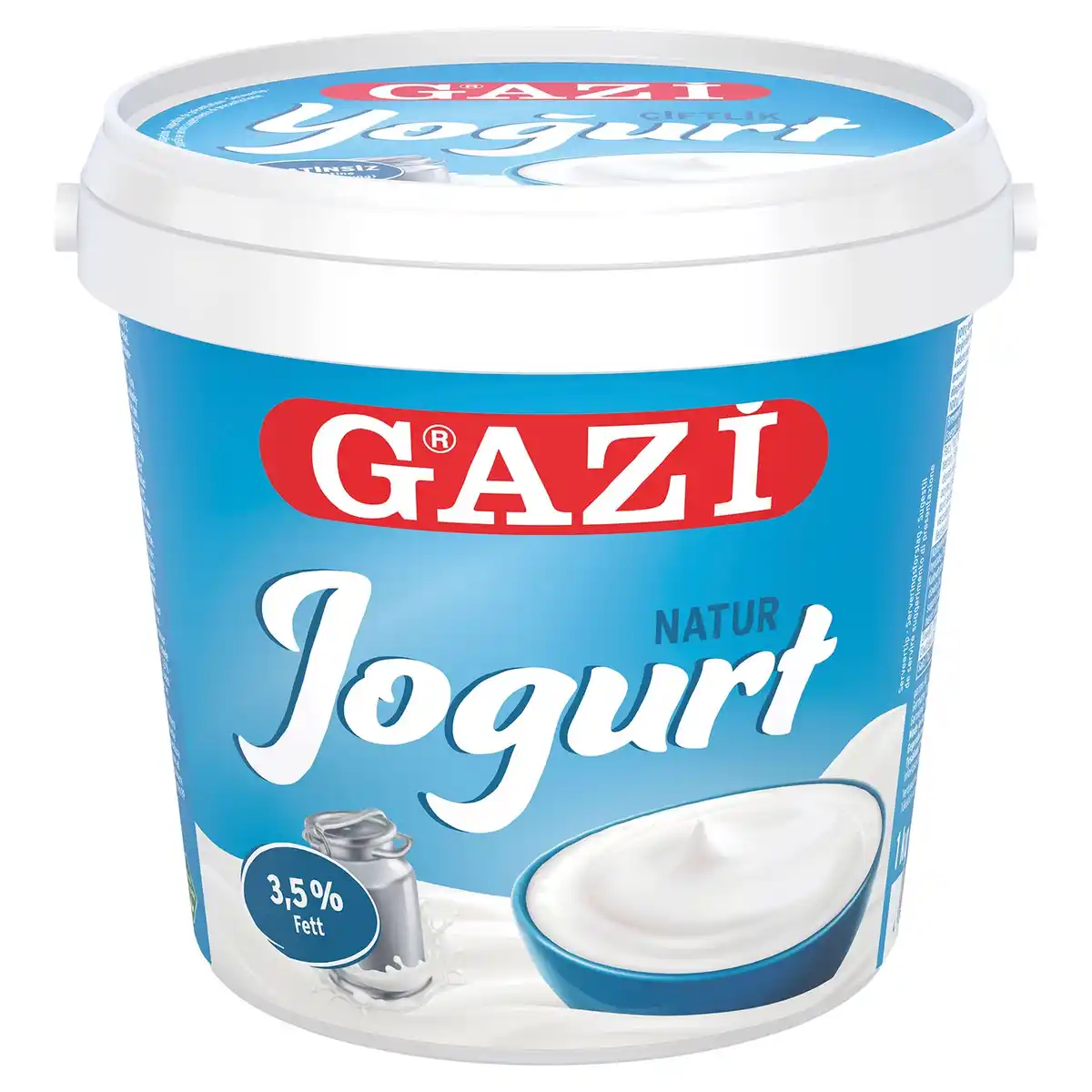 Bild 1 von GAZI Naturjoghurt 3,5 % Fett, 1 kg
