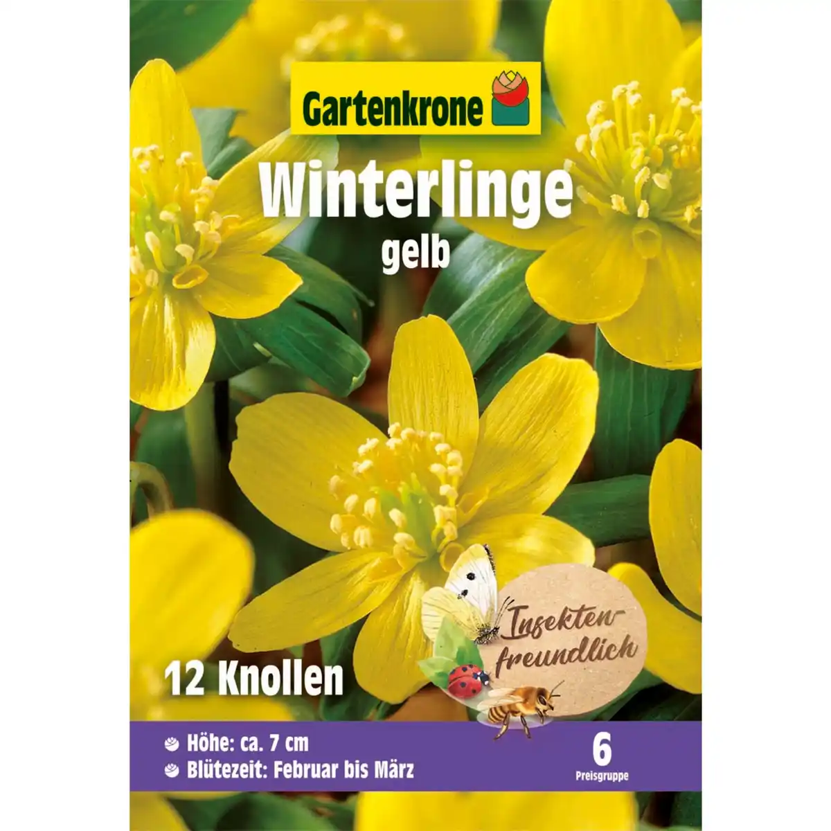 Bild 1 von Gartenkrone Blumenzwiebel »Winterline Eranthis hyemalis«, 12 Stück, gelb