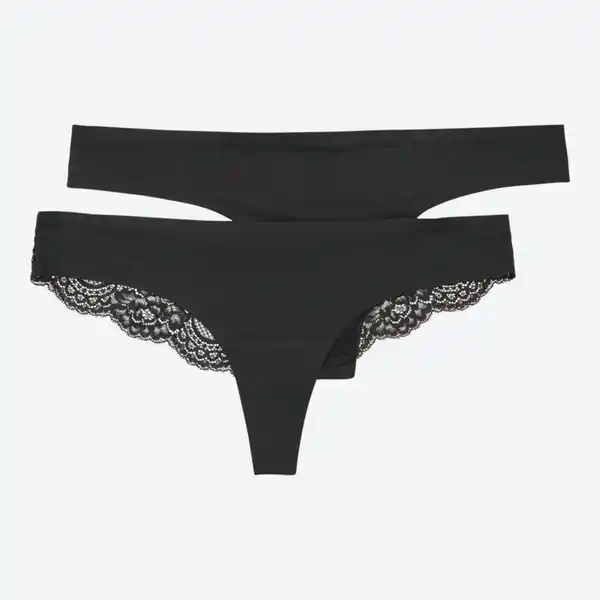 Bild 2 von Damen-String mit Zero-Feel-Design, 2er-Pack