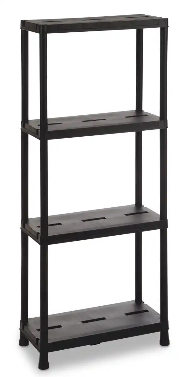 Bild 1 von Kunststoffregal 63/4 138 x 60 x 30 cm 4 Kunststoffböden 125 kg