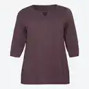 Bild 2 von Damen-Shirt in Mélange-Optik, große Größen