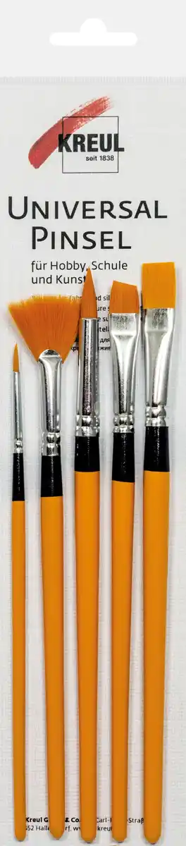 Bild 1 von KREUL Universalpinsel Synthetics 5er Set, 5 Stk
