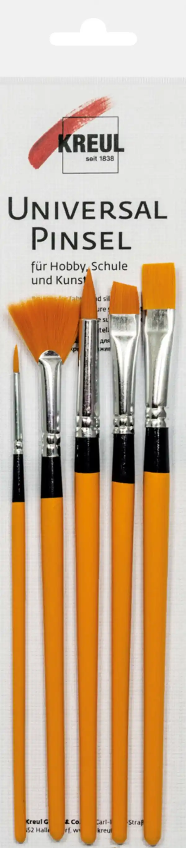 Bild 1 von KREUL Universalpinsel Synthetics 5er Set, 5 Stk