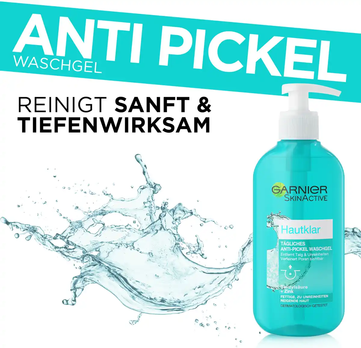 Bild 3 von Garnier SkinActive Waschgel Hautklar Anti Pickel, 200 ml