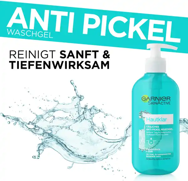 Bild 3 von Garnier SkinActive Waschgel Hautklar Anti Pickel, 200 ml