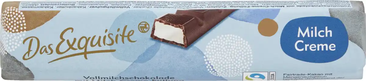Bild 1 von Das Exquisite Vollmilchschokolade mit Milch-Creme-Füllung, 40 g