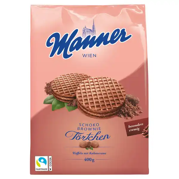 Bild 1 von MANNER Snack Minis 300 g, Schoko Brownie