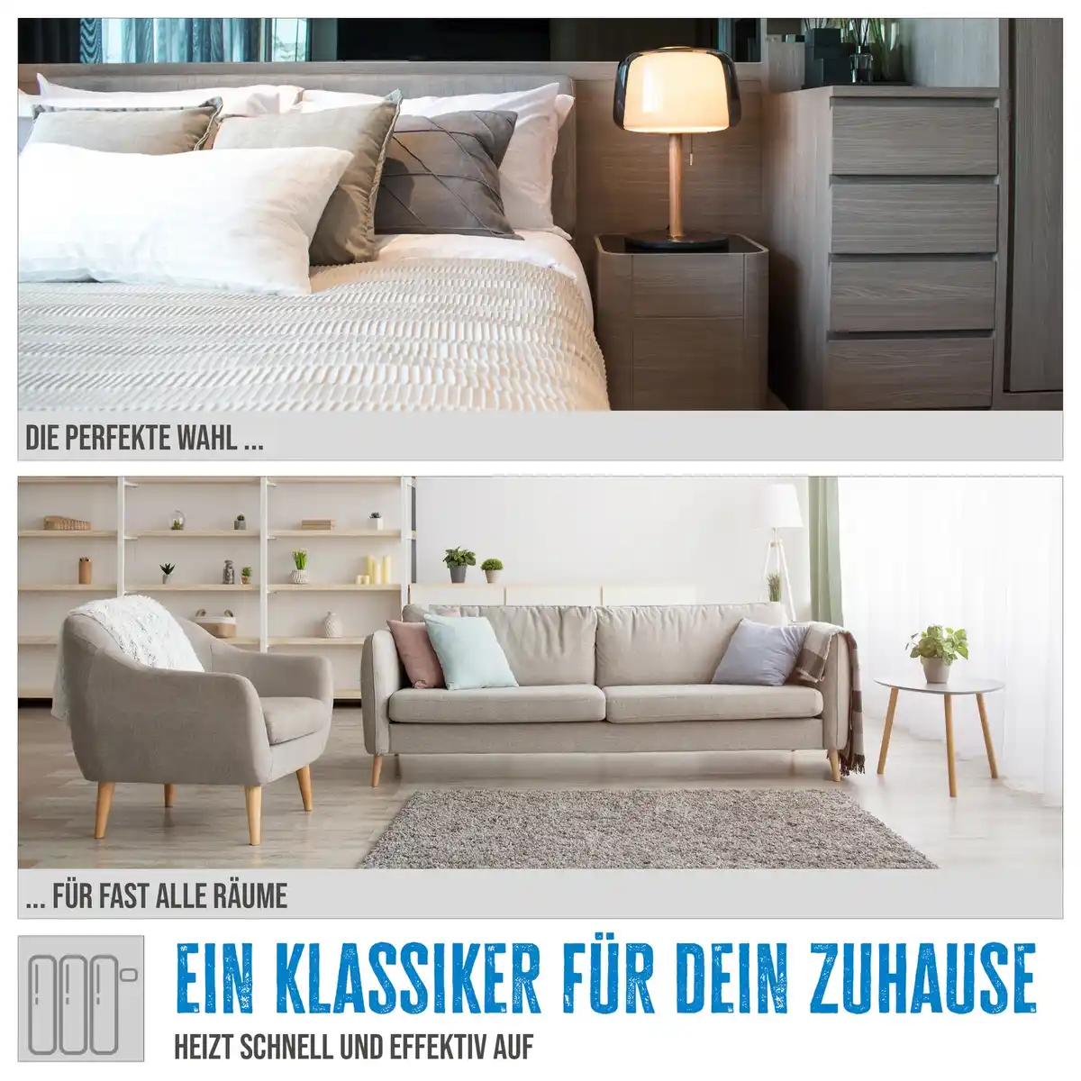 Bild 4 von GÜDE Elektroheizung »GH 2000«, für Räume bis: 20 m³, weiß