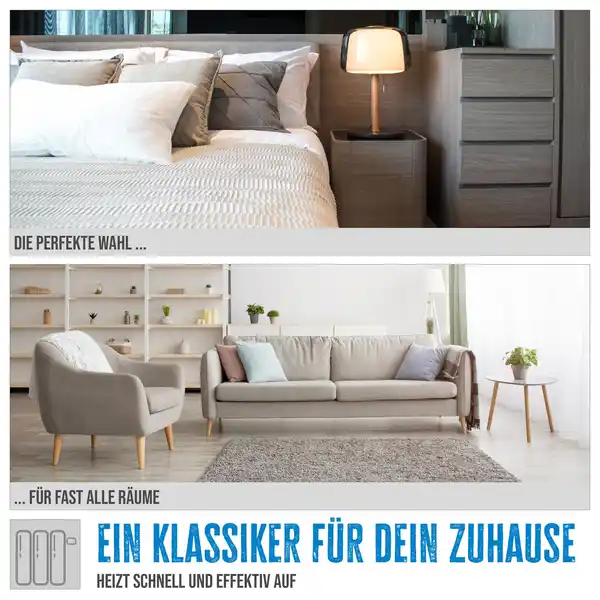 Bild 4 von GÜDE Elektroheizung »GH 2000«, für Räume bis: 20 m³, weiß