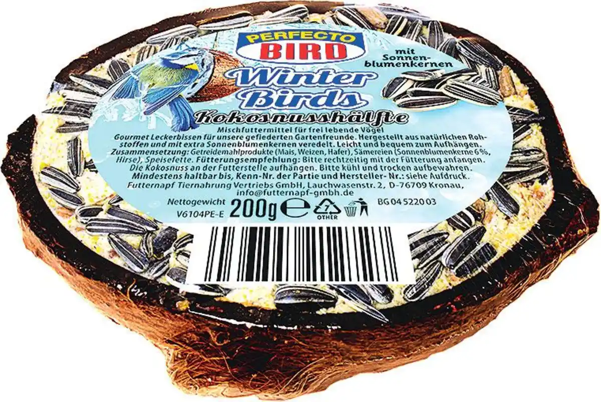 Bild 1 von Perfecto Bird Halbe Kokosnüsse 200 g