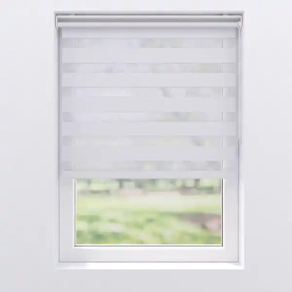 Bild 1 von CASAYA Doppelrollo, klemmfix, BxH: 80 x 150 cm, Polyester, weiß