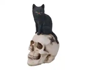 Totenkopf m.Katze