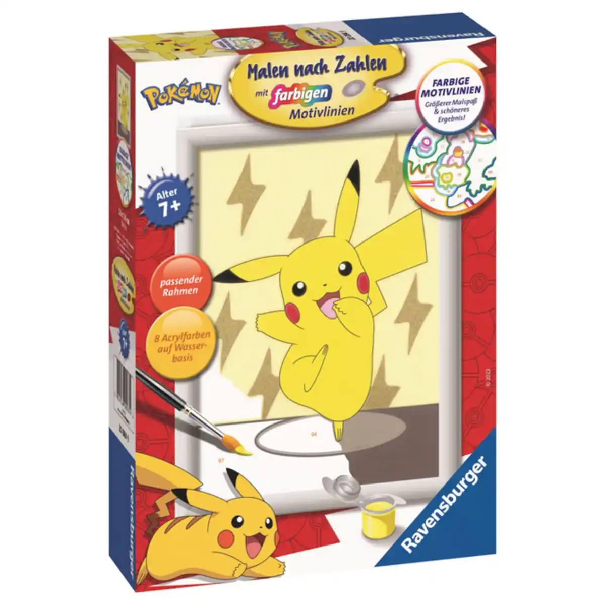 Bild 1 von Malen nach Zahlen - Pokemon - Pikachu