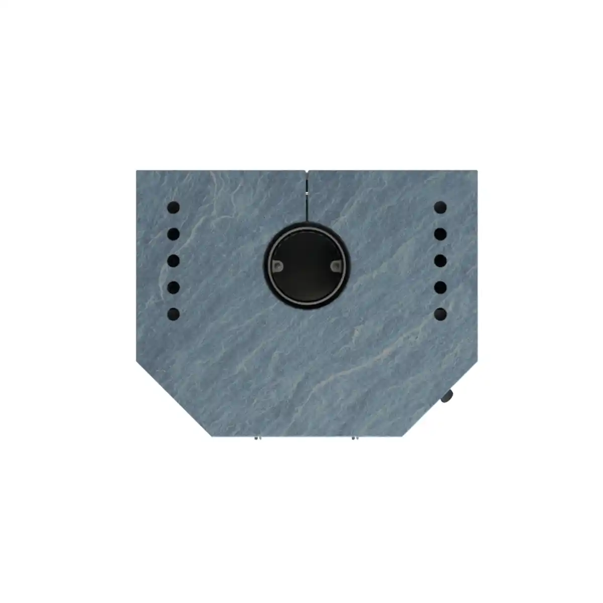 Bild 2 von THERMIA Kaminofen »Saarbrücken«, grau, Naturstein, 8,5 kW