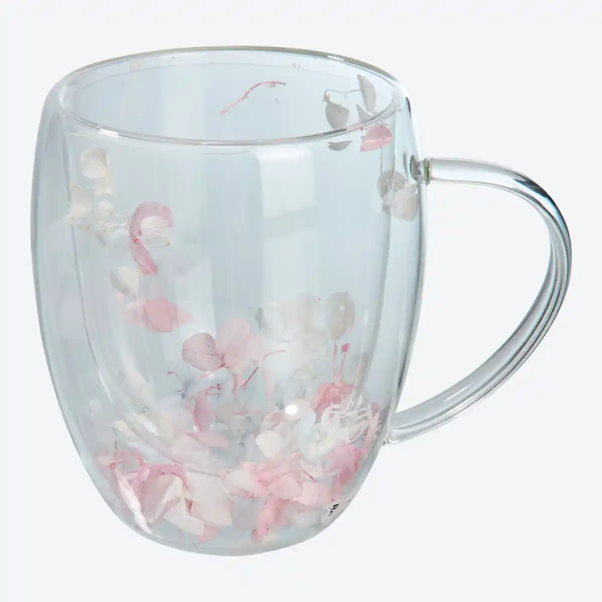 Bild 3 von Doppelwand-Glastasse mit Trockenblumen , ca. 300 ml
