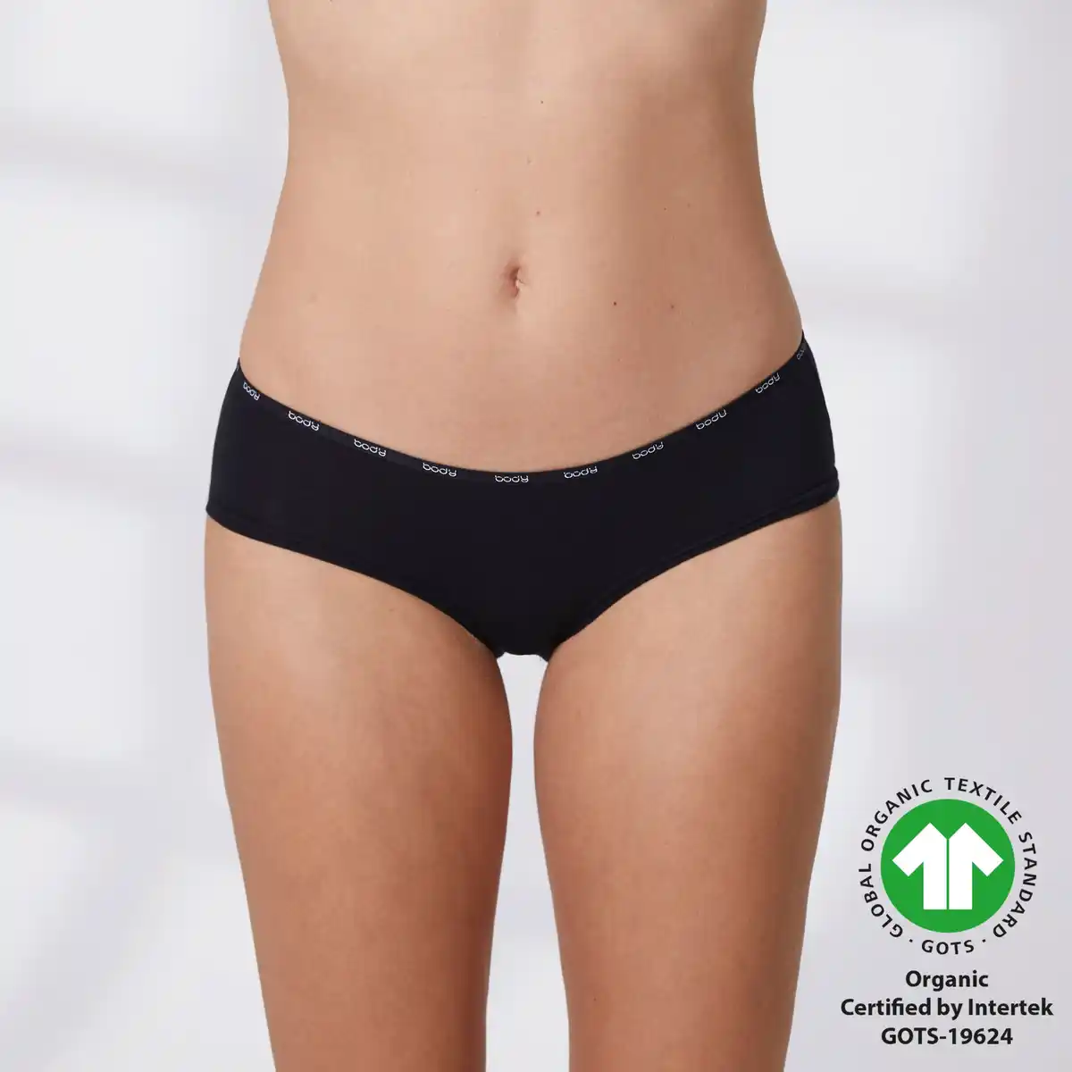 Bild 1 von Damen-Panty mit Schriftzug, 2er Pack