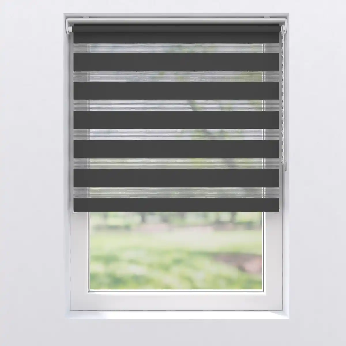 Bild 1 von CASAYA Doppelrollo, klemmfix, BxH: 45 x 150 cm, Polyester, hellgrau