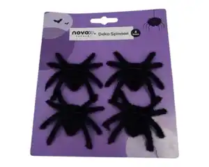 Deko Spinnen 4er Halloween *NOV*