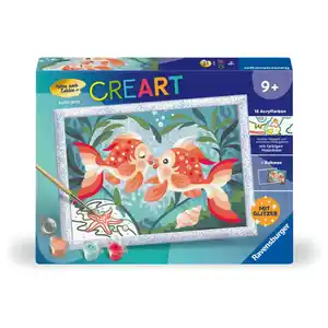 Malen nach Zahlen - CREART&#174; - Verliebte Fische