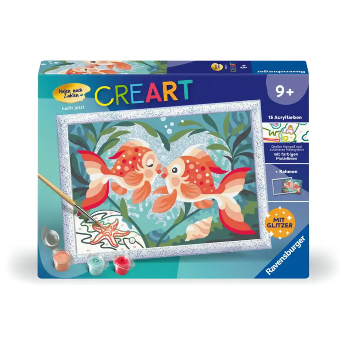 Bild 1 von Malen nach Zahlen - CREART&#174; - Verliebte Fische