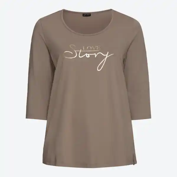 Bild 2 von Damen-Langarmshirt mit 3/4 Arm, große Größen