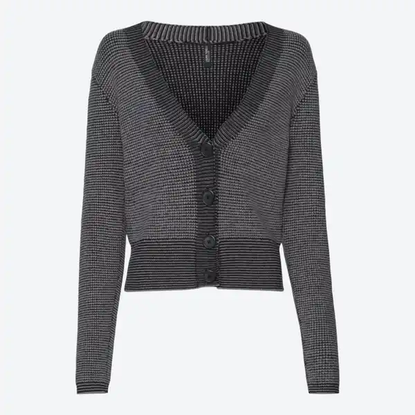 Bild 2 von Damen-Strickjacke mit Struktur