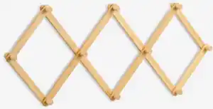 Garderobe VANDSTED 10 Haken bambus