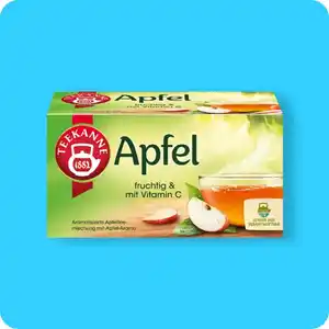 TEEKANNE Früchtetee, Apfel oder Früchte-Mischung
