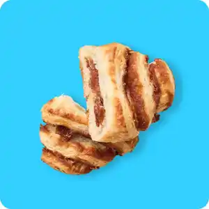 MEINE BACKWELT Franzbrötchen, Plunderteig mit Zimtcremefüllung