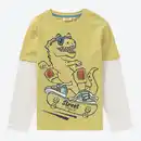 Bild 1 von Kinder-Jungen-Langarmshirt mit Dino-Motiv
