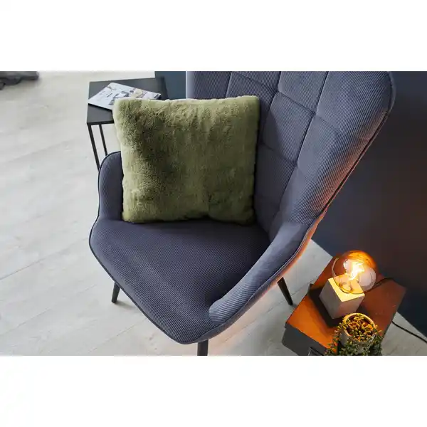 Bild 4 von LUXORLIVING Kissen »Coste«, 40x40 cm dunkelgrün