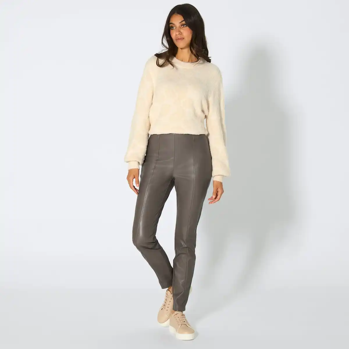 Bild 1 von Damen-Leggings in Kunstleder-Optik