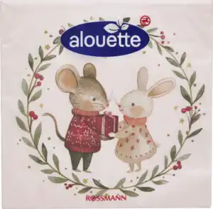 alouette Serviette Mäuse