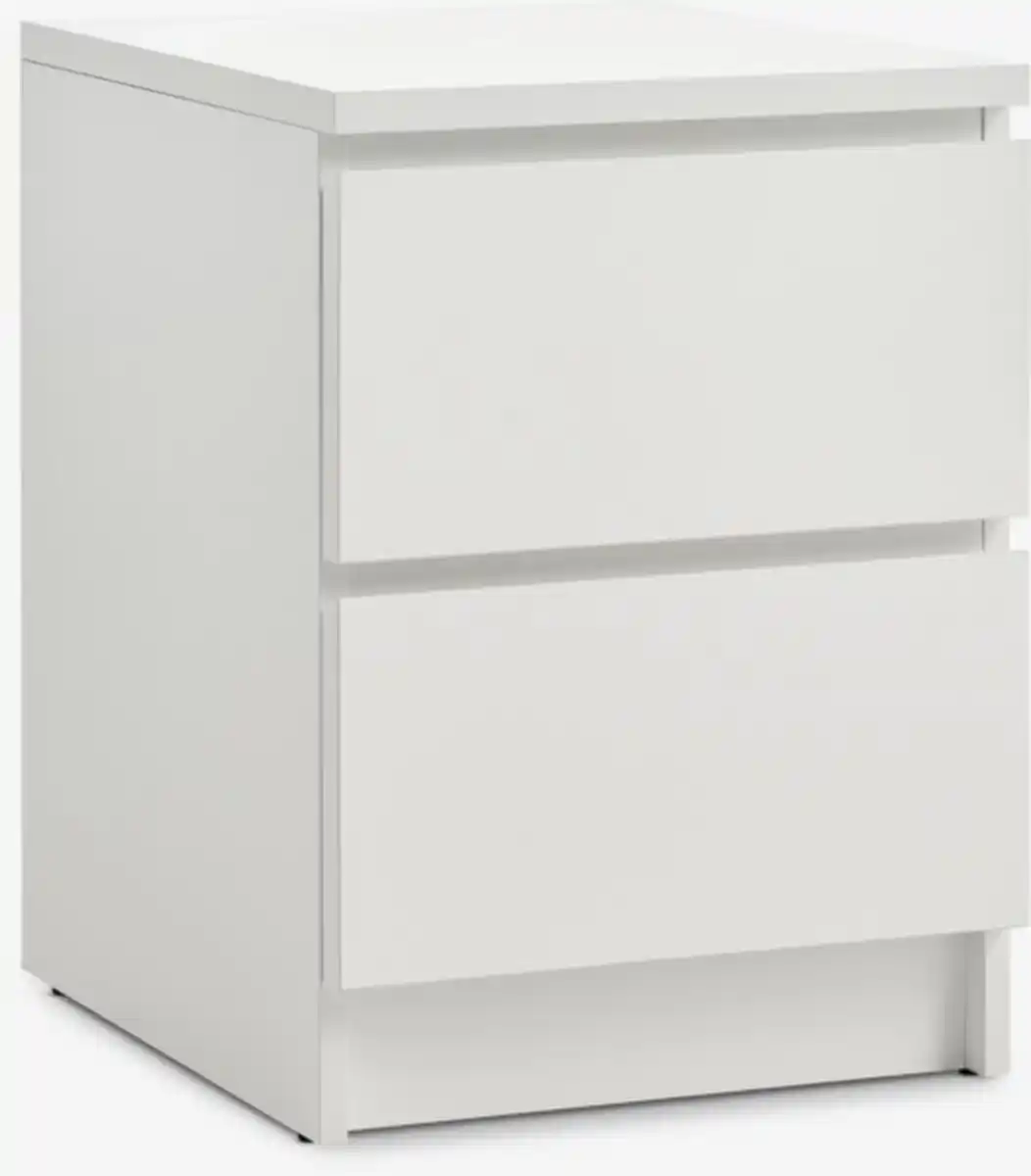 Bild 1 von Nachttisch LIMFJORDEN 2 Schubladen weiß