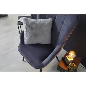 LUXORLIVING Dekokissen »Coste«, BxHxL: 40 x 14 x 40 cm, grau