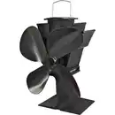 Bild 1 von CASAYA Kaminofenventilator, 4-flüglig, Stahl, schwarz