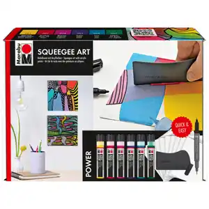Marabu - Rakelkunst mit Acrylfarben