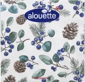 alouette Serviette Zapfen