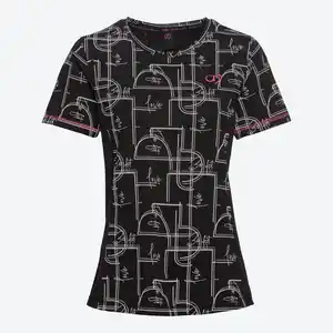 Damen-Funktions-T-Shirt mit All-Over-Print