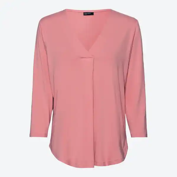Bild 1 von Damen-Blusenshirt mit V-Ausschnitt