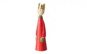 Dekofigur König, rot/grün, 58 cm
