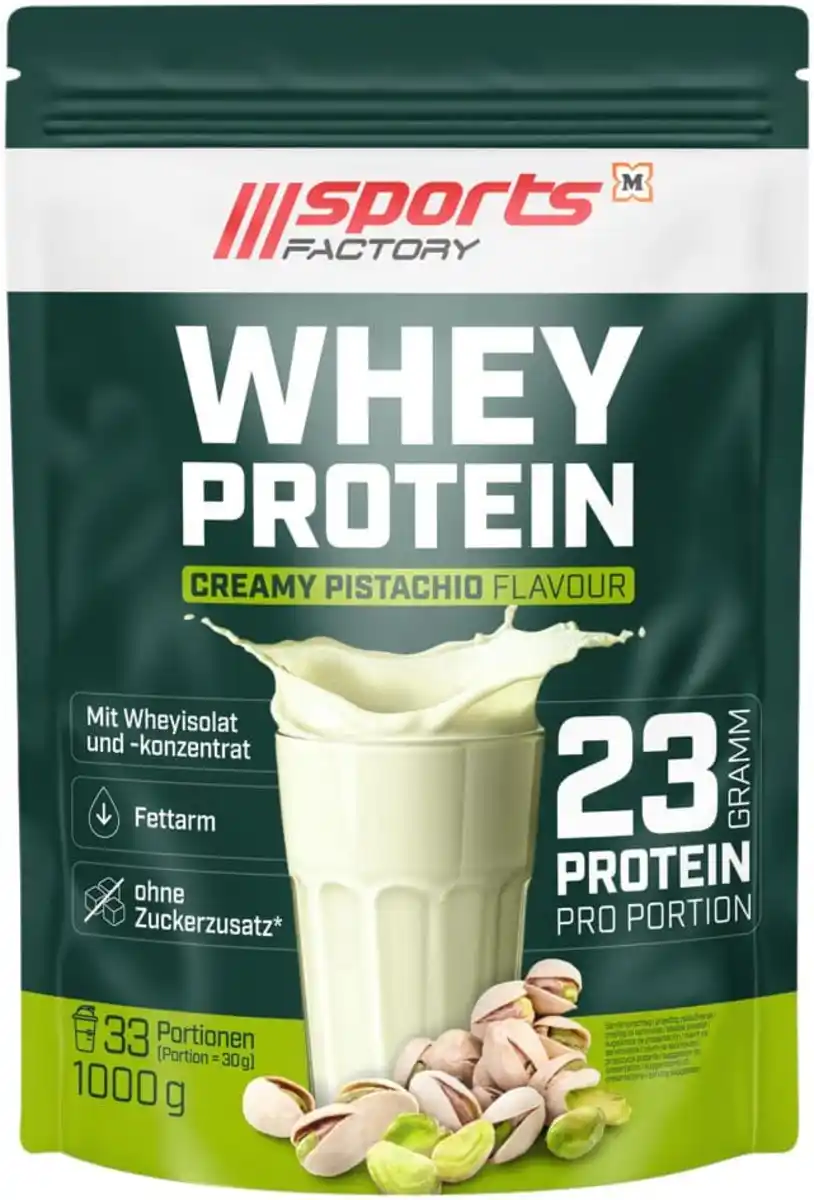 Bild 1 von SPORTS FACTORY Whey Protein Creamy Pistachio, 1 kg