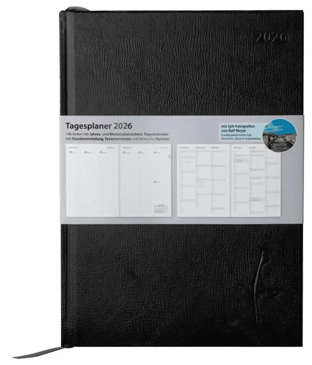 Bild 1 von Tagesplaner 2026 mit Sylt-Fotografien, 1 Stk
