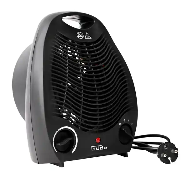 Bild 1 von GÜDE Heizlüftgerät »GH 2000 B«, 2 Stufen, 2 kW, mit Überhitzungs- und Kippschutz, schwarz