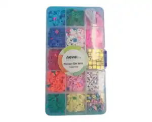 novooo Perlen-Set Mini Discs