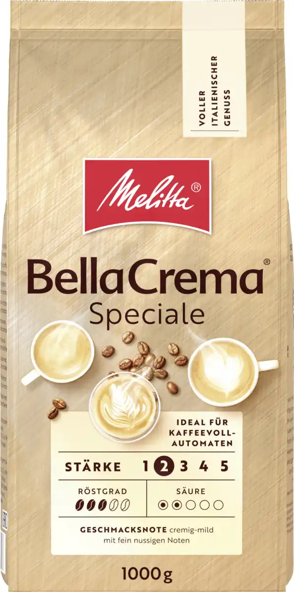 Bild 1 von Melitta BellaCrema Speciale ganze Bohnen, 1.000 g