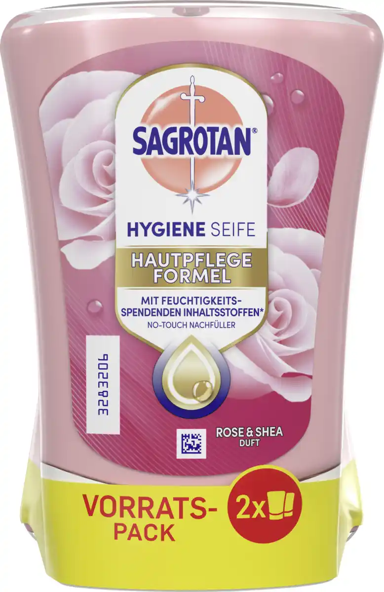 Bild 1 von Sagrotan No-Touch Nachfüller Rose & Shea Duft Vorratspack, 500 ml
