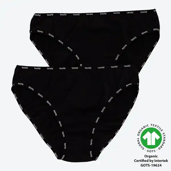 Bild 3 von Damen-Minislip mit Schriftzug, 2er-Pack